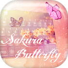 Sakura Butterfly free Theme icône