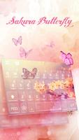 Sakura Butterfly free Theme poster