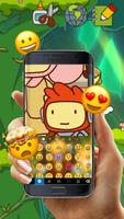 Scribblenauts Remix ViVi Emoji Keyboard Theme imagem de tela 1