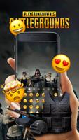 PUBG MOBILE Free Emoji Keyboard الملصق