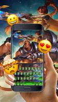 Paladins Strike ViVi Emoji Keyboard Theme syot layar 1