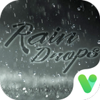 Pure Rain Drops Free Emoji Theme icône