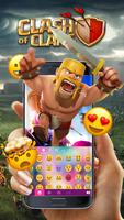 Clash of Clans Free Emoji Keyboard Ekran Görüntüsü 2