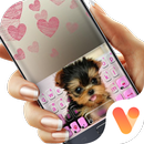 Cute Tongue Cup Puppy New Keyboard APK