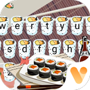 Japanese style cute Sushi Keyboard Theme APK