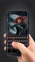 Avengers Black Widow Keyboard capture d'écran 1