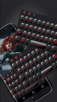 Avengers Black Widow Keyboard capture d'écran 2