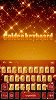 Golden ViVi Emoji Keyboard Theme Affiche