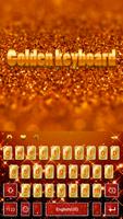 Golden ViVi Emoji Keyboard Theme capture d'écran 1