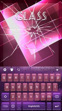 Glass ViVi Emoji Keyboard Theme screenshot 2
