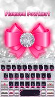 Glitter Bowknot New Emoji Keyboard Affiche