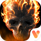 Grim Skull Emoji Keyboard أيقونة