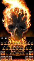 Poster Grim Skull Emoji Keyboard