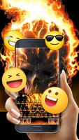 Grim Skull Emoji Keyboard скриншот 2