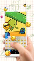 Doodle Jump Cute Paper Free Emoji Theme Screenshot 2