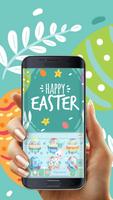 Bunny Easter Eggs Free Emoji Theme capture d'écran 1