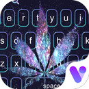 Fancy Weed Galaxy Keyboard Theme APK
