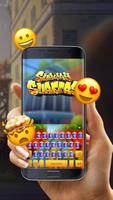 ViVi Subway Surfers Free Emoji Keyboard постер