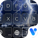 Lightning Storm RainDrop Free Emoji Keyboard Theme APK