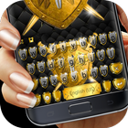 Gold Powerful Shield Theme icône