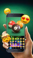 Miniclip eight ball pool Free Emoji Keyboard الملصق