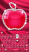 Red Apple Diamond Free Theme for PhoneX OS11 Affiche