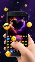 Neon portrait Keyboard Theme اسکرین شاٹ 2