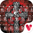 Neon Chrome Hearts Keyboard Theme APK