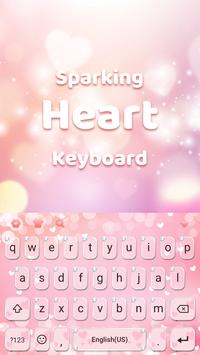 Sparkling Heart ViVi Emoji Keyboard Theme screenshot 2