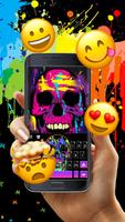 Colorful Splatoon Skull Free Emoji Theme تصوير الشاشة 2