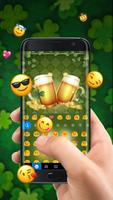 Cheers St Patrick Beer Free Emoji Theme syot layar 2