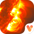 Ablaze Sun Free Emoji Theme