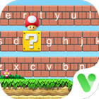 Pixel Super Mario Free Emoji Theme ícone