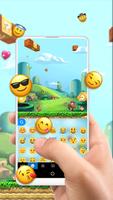 Pixel Super Mario Free Emoji Theme Screenshot 2