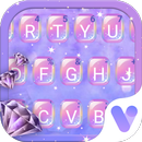 Pastel Purple Crystal Free Emoji Theme APK