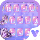 Pastel Purple Crystal Free Emoji Theme আইকন