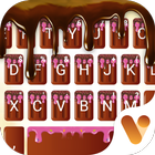 Sweet Romantic Chocolate Heart Free Emoji Theme آئیکن