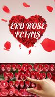 Red Rose Petals New Theme Affiche