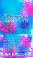 Colorful Rain Free Emoji Theme Affiche