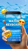 Water ViVi Emoji Keyboard Theme Affiche