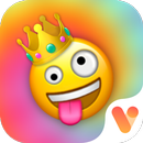 Colorful Tie Dye Free Emoji Theme APK