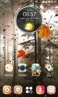 Maple Leaf 3D V Launcher Theme ảnh chụp màn hình 1