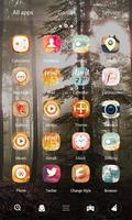 Maple Leaf 3D V Launcher Theme captura de pantalla 2