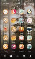 Maple Leaf Parallax V Launcher Theme ảnh chụp màn hình 2