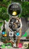 Mechanical Tiger 3D V Launcher Theme imagem de tela 1