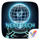 ikon Next Tech 3D V Launcher Theme