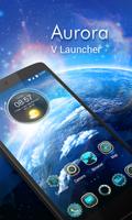 Aurora 3D V Launcher Theme постер