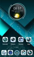 Circuit Board 3D  V Launcher Theme capture d'écran 1