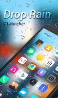 Drop Rain 3D V Launcher Theme poster