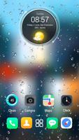 Drop Rain 3D V Launcher Theme capture d'écran 1